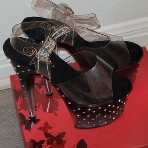 Pleaser heels size 7 platform height 7 inch